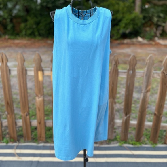 A New Day Blue Tank Dress Large - Picture 5 of 6